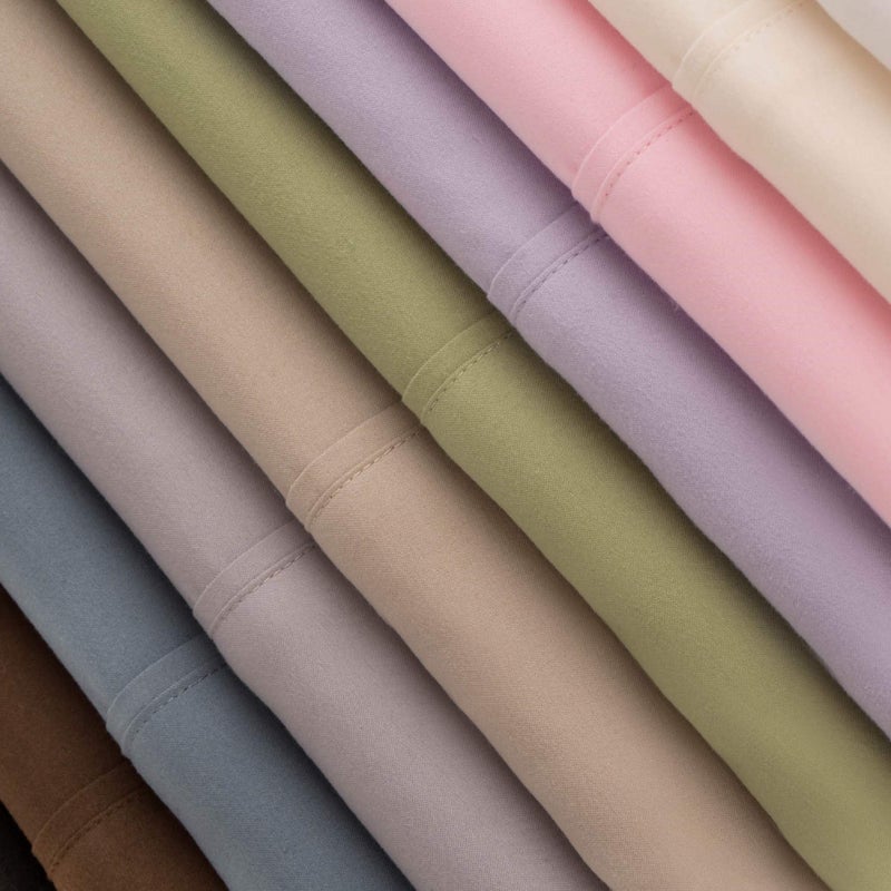 MALOUF Double Brushed Microfiber Super Soft Luxury Bed Sheet Set - Wrinkle Resistant - Queen Size - White - Image 4